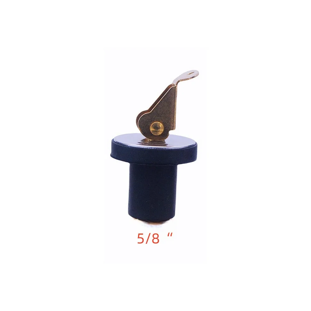 Universal Yacht Compression Drain Plug Boat Accessories Tools Rubber Seal Plug Marine Brass Screw Type Plug