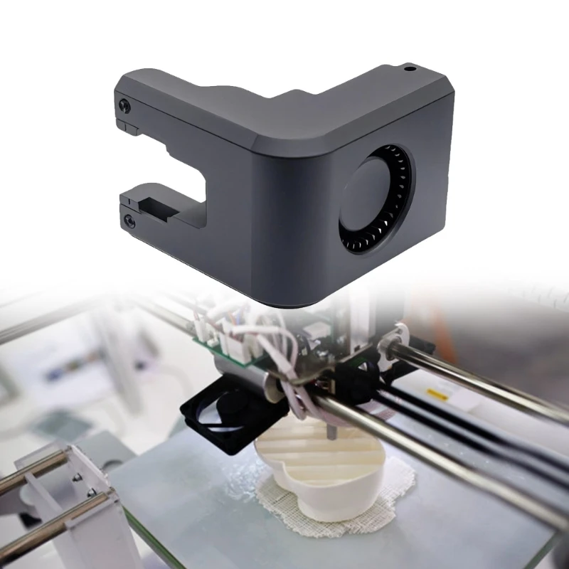 

Охлаждающий вентилятор Hotend, вентилятор для 3D-принтера, воздуховод, более высокая скорость, низкий уровень шума для простая