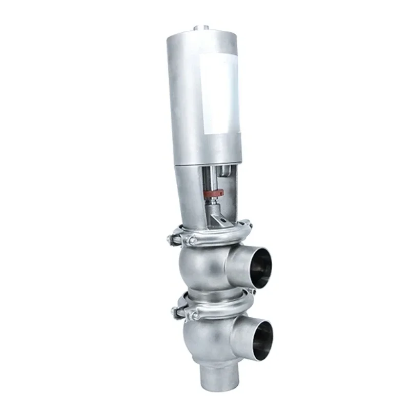 

Stainless Steel Pneumatic Flow Diversion Valve 2 way 3way Reversing Stop Valve