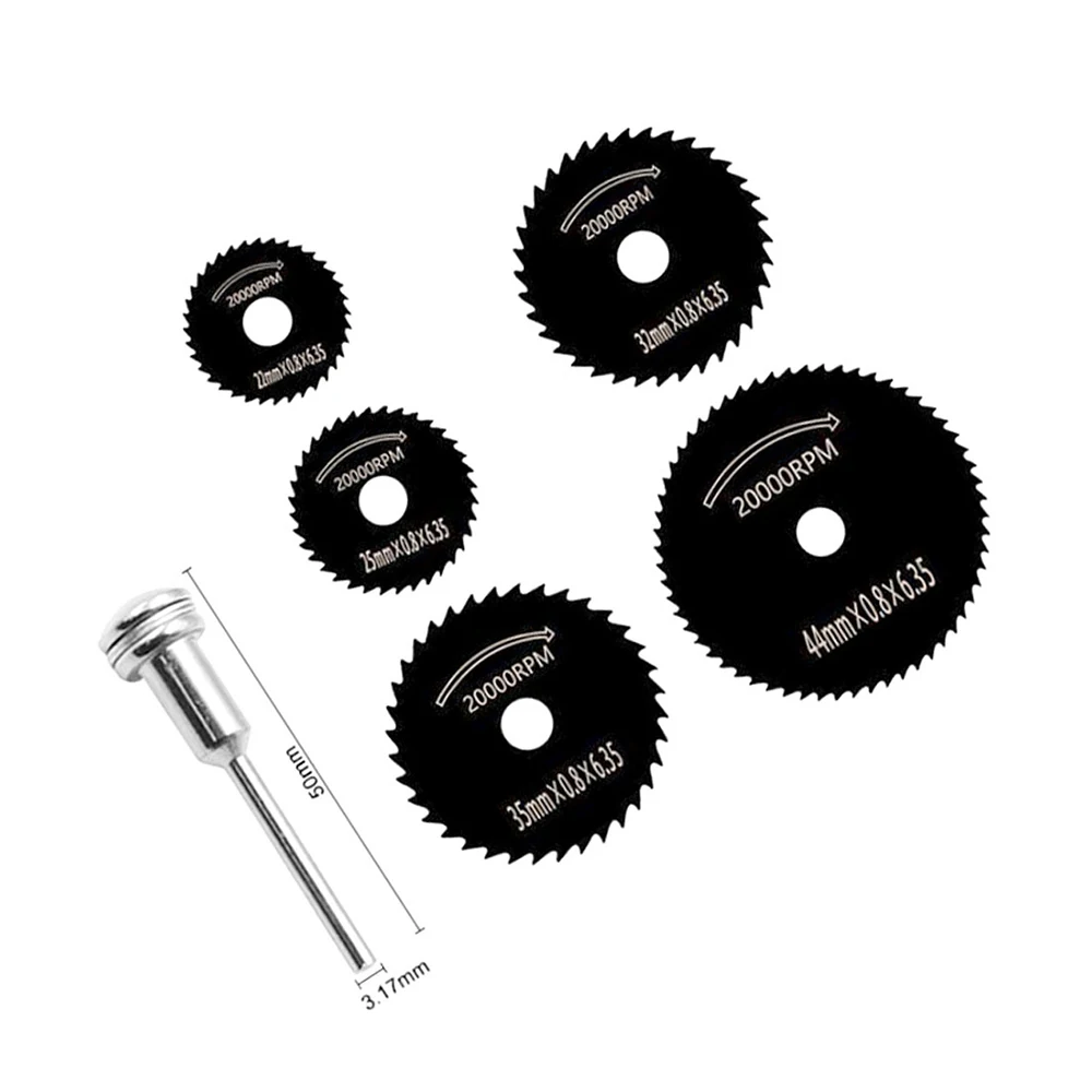 6pc Woodworking Metal Cutting Blade Electric Drill Circular Saw Blade High-speed Steel Electric Grinder Small Saw Blade Tool Set