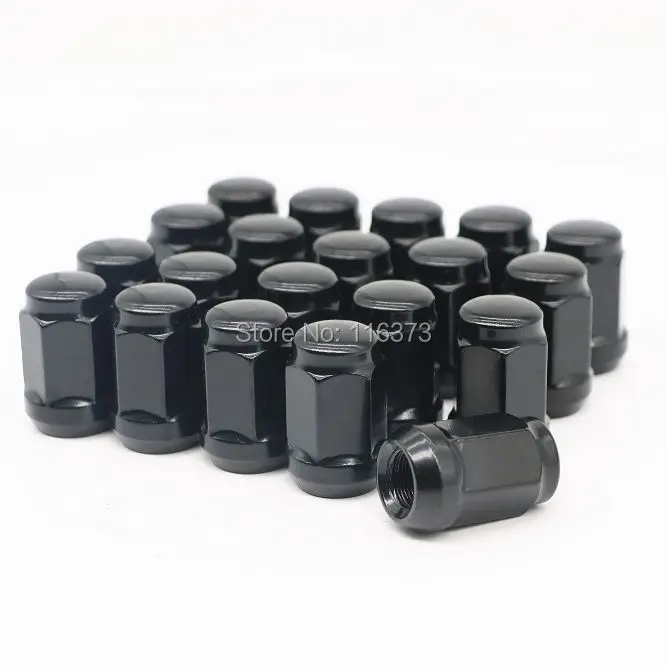 14x1.5 lug nut set of 20 pc wheel nut for Dodge Ram 1500 Challenger Durango Chrome/Red/Black Acorn Bulge