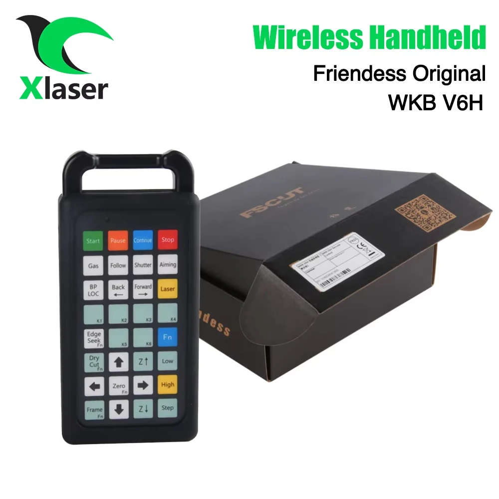 XLaser Original Laser Remote Control Handle Panel Controller Hand Shank Wireless Handheld Box Software Controller WKB V6H HypCut