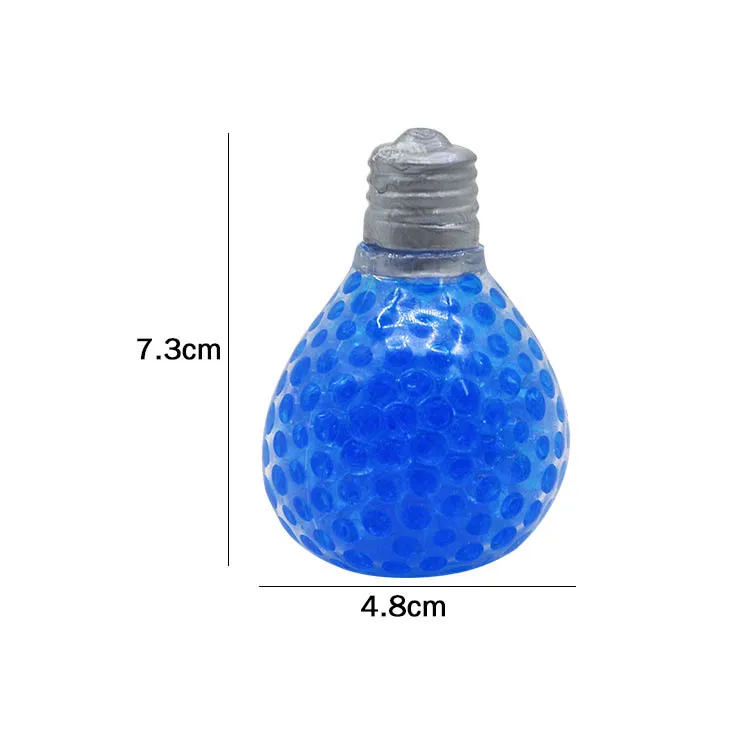 Nieuwigheid Transparante Gloeilamp Water Kraal Speelgoed Grappige Knijpbal Stress Leuke Druif Bal Zintuiglijke Speelgoed Gift Squishy Fidget