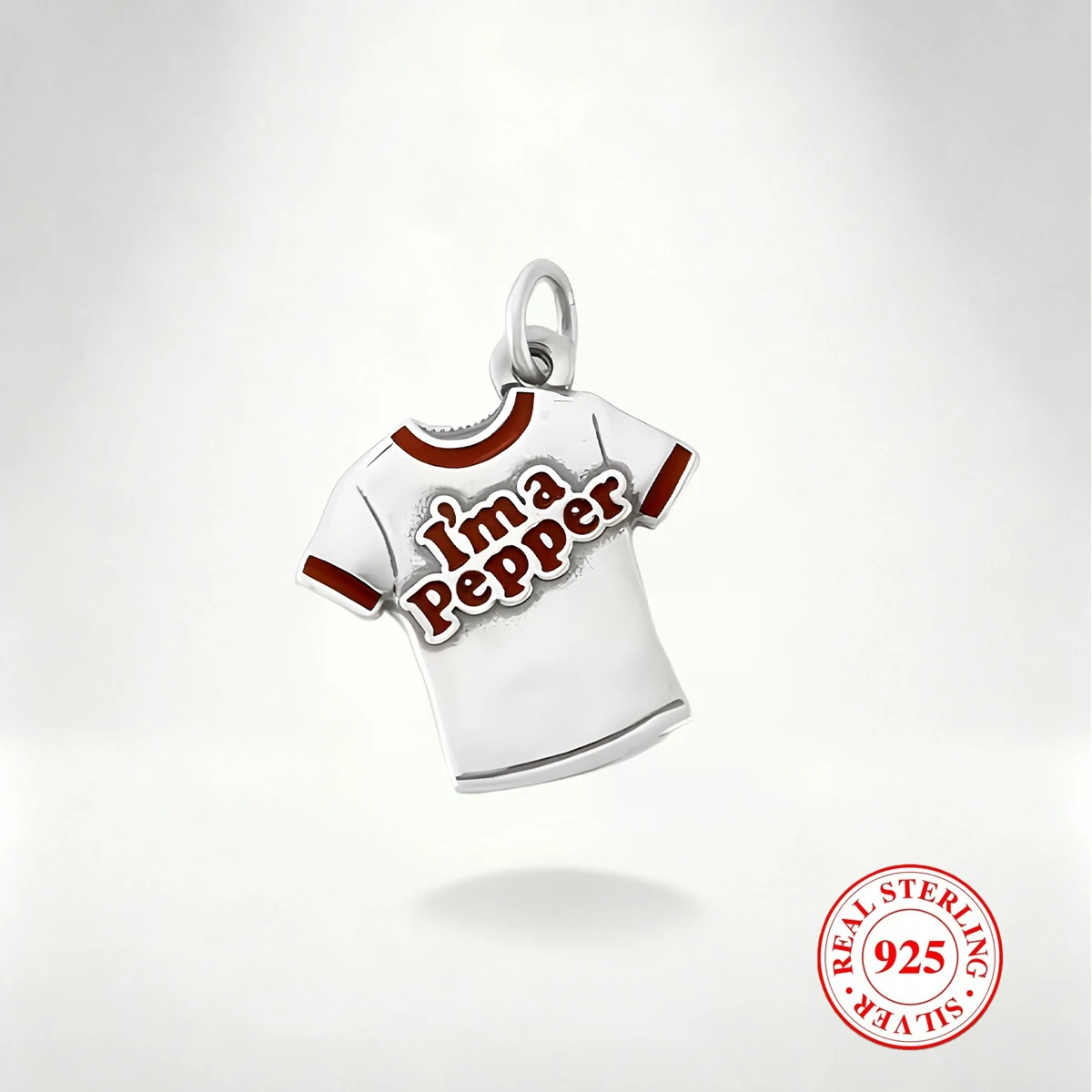 

1 PC S925 Sterling Silver Short Sleeved Pendant, Exquisite And Colorful DIY Pendant, for DIY Necklace and Bracelet Decor