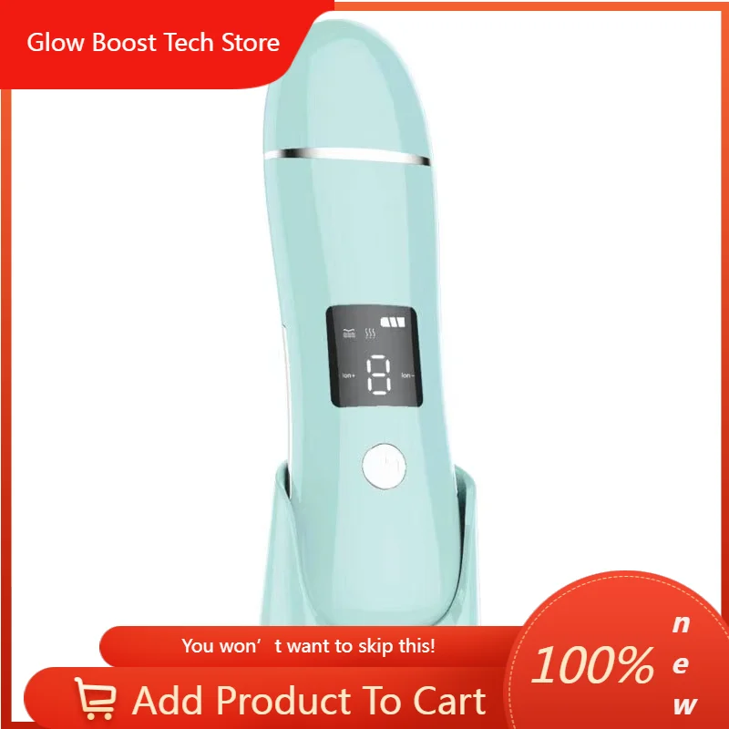 

NYSmart Library OEM ODM Scrubber Sonic Face Spatula Blackhead Remover Tool For Pore Cleaner Care Tool For Facial