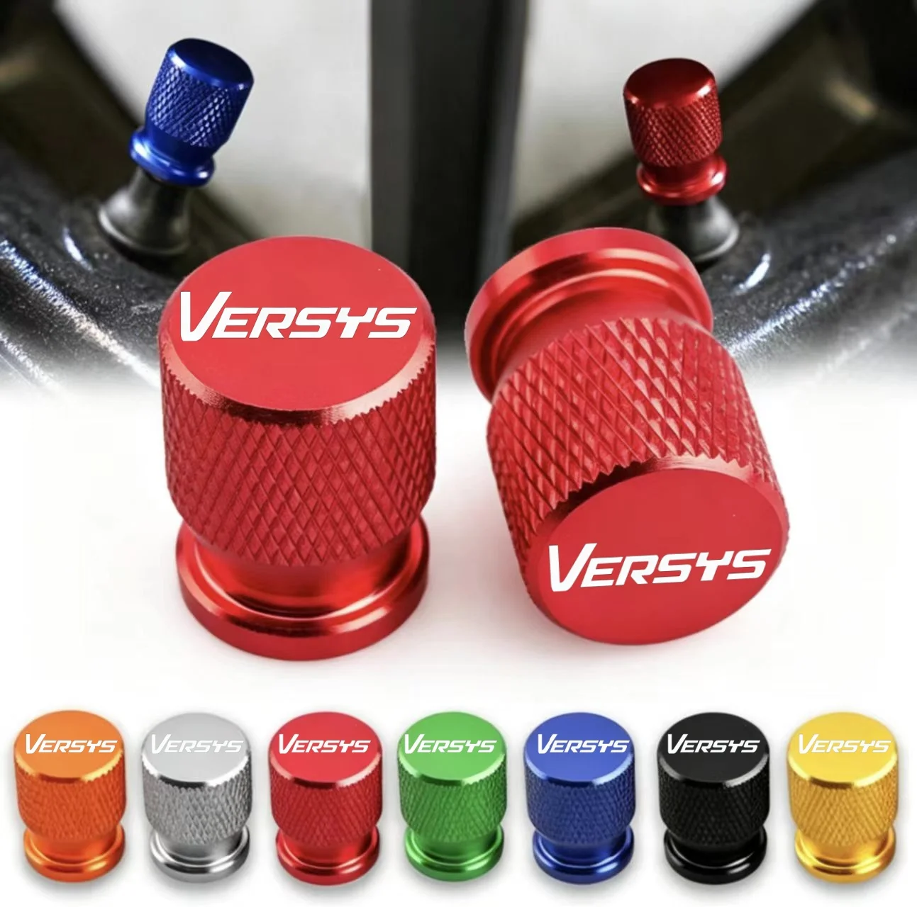 Latest Motorcycle Tire Valve Stem Cap Suitable for Evrsys Series Models Black ABS Plastic Motorcycle Accessories