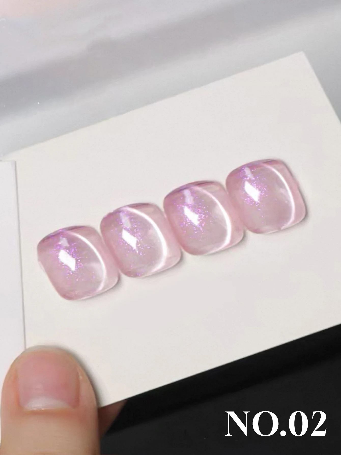 1-5 pieces, 12ml Glitter Magnetic Cat Eye Gel Nail Polish Set, Pink UV LED Removable Gel Crystal Cat Eye Gel, Nail Art Supplies