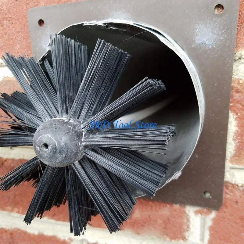 A2UD Nylon Brush With 6pcs Long Handle Flexible Pipe Rods For Chimney Kettle House Cl
