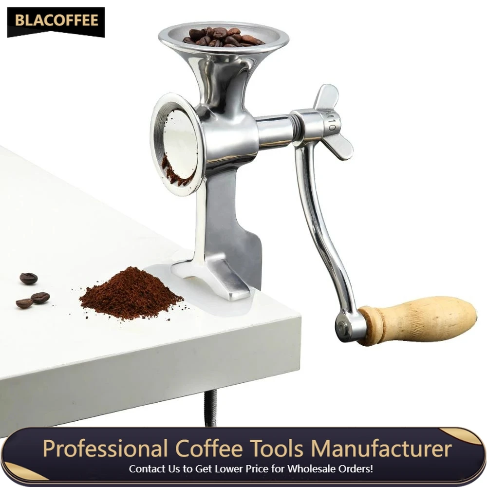 

Spice Grinder Manual Home Use Stainless Steel Coffee Bean Grinder Crusher Hand Operated Dry Grain Corn Seed Spice Mill