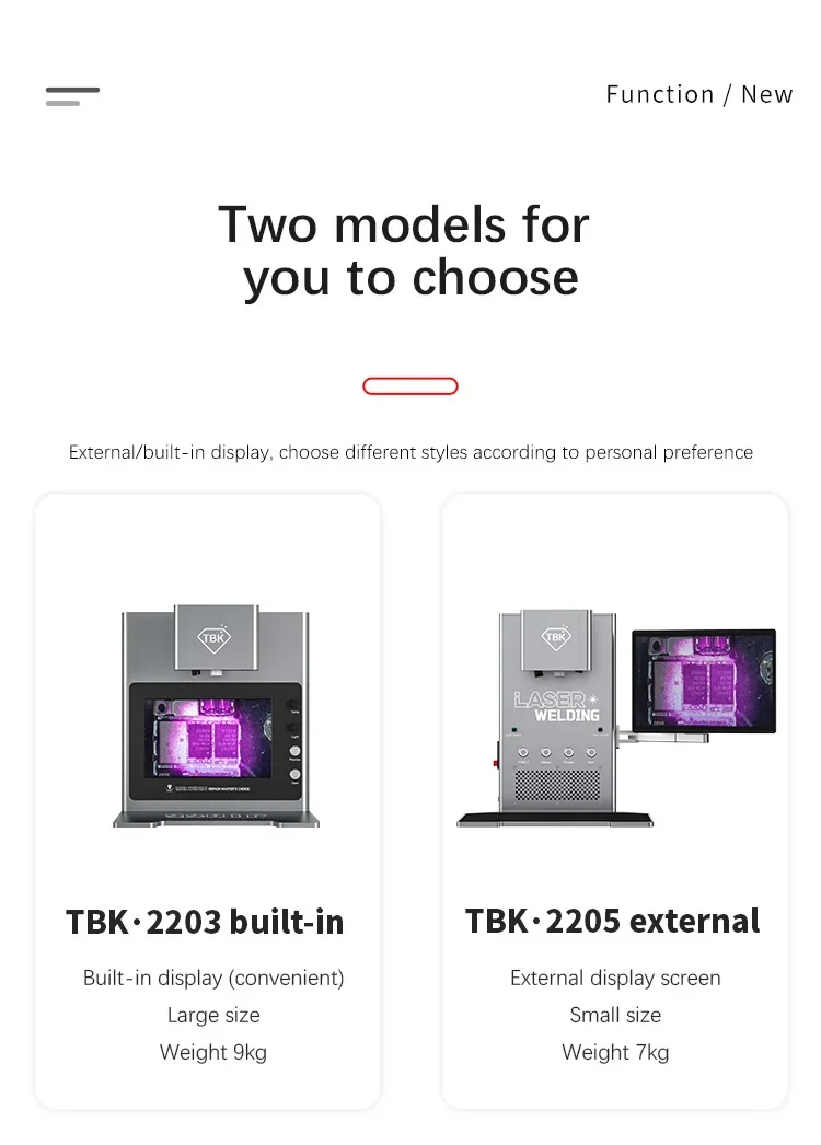 

Интеллектуальный лазерный сварочный аппарат TBK 2203/2205, станок для BGA-пайки, лазерная машина для демонтажа/распайки