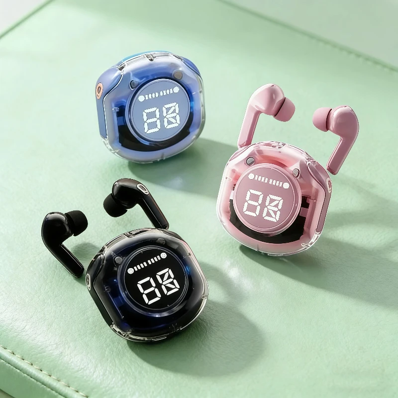 NEW T8 TWS Wireless Earphone Bluetooth 5.3 Headphones Sport Gaming Headsets Earbuds Bass Touch Control