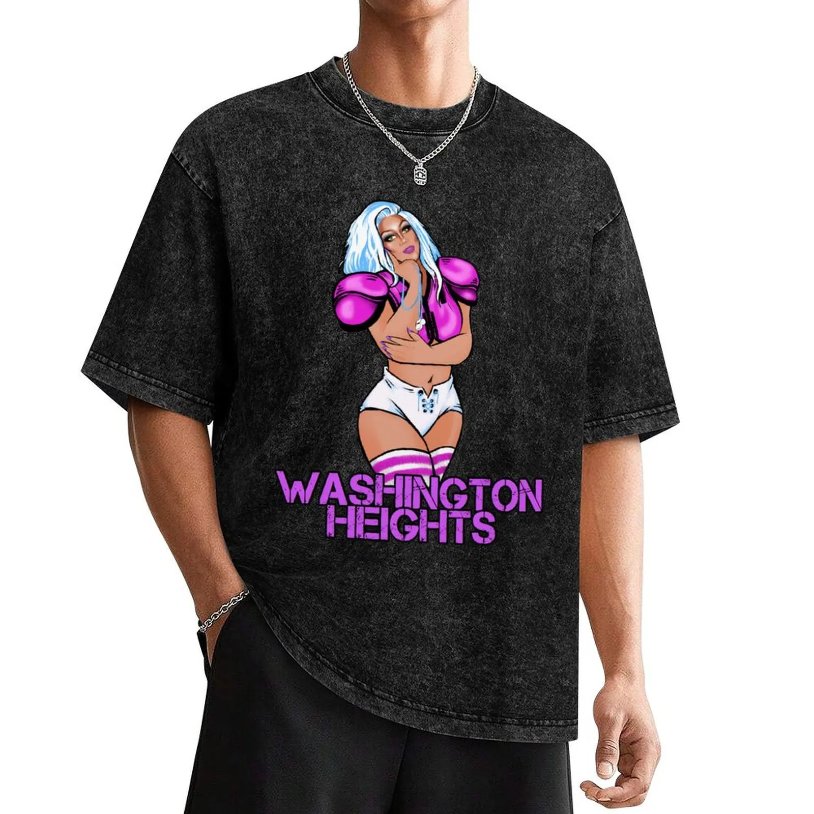 Washington Heights Cartoon T-Shirt man t shirt shirts graphic tees mens graphic t-shirts big and tall