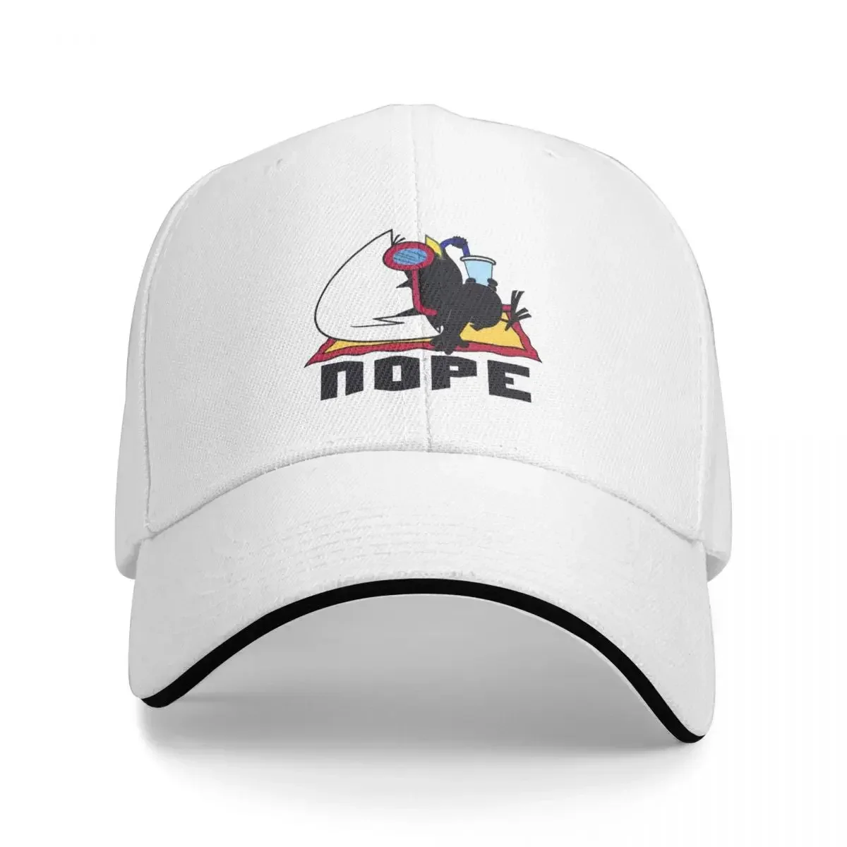 Gorra de béisbol Nope Calimero, sombrero tipo sándwich de dibujos animados Popular para hombres y mujeres, sombreros ajustables para exteriores