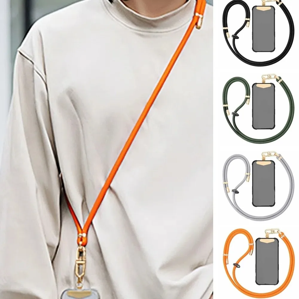 

Регулируемый ремешок для мобильного телефона, длинный съемный ремешок для телефона через плечо, металлическая пряжка, анти-потерянная цепочка для мобильного телефона для мужчин и женщин