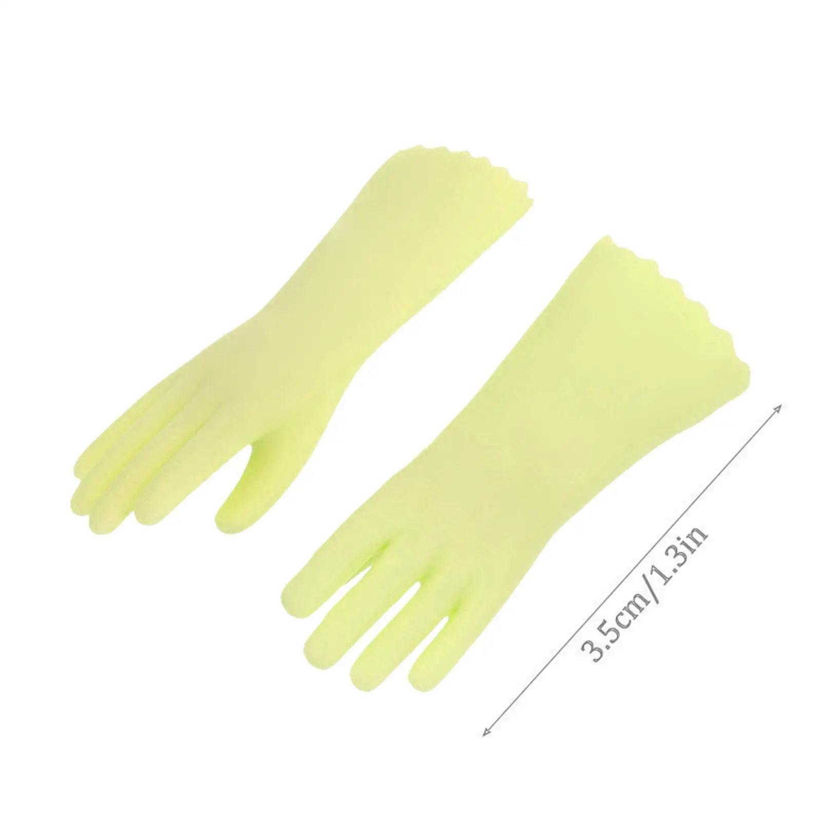 Luvas para casa de bonecas, escala 1/12, utensílios de cozinha em miniatura, modelo de brinquedo para decoração de casa de boneca, acessórios