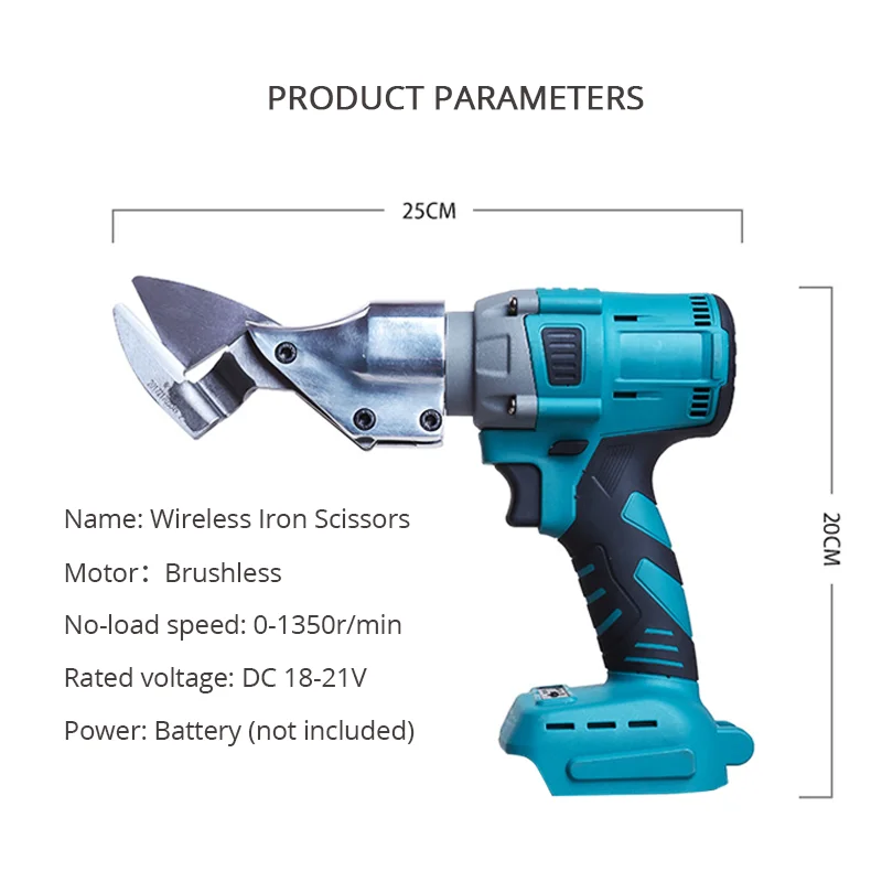 Brushless Electric Iron Scissors Metal Cutting Tools Portable Cordless Scissor Sheet Shears Cutter For Makita 18v Battery