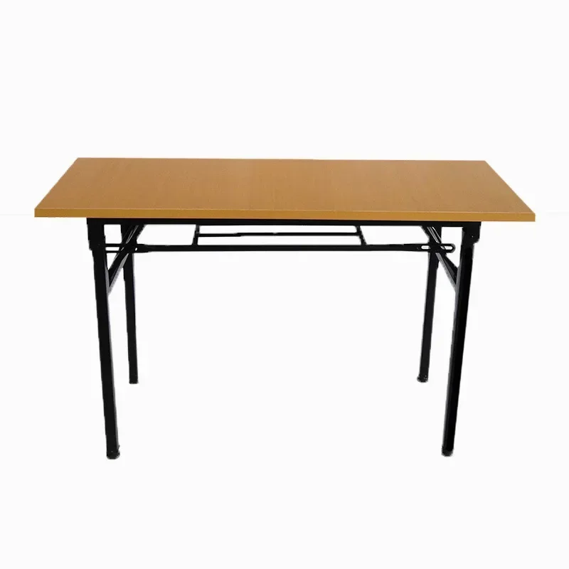 Mesas y sillas de puesto al aire libre, mesas y sillas de conferencia de entrenamiento portátiles, mesa de ordenador Simple para oficina en casa, mesa larga plegable ta