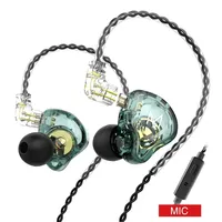 TRN MT1 Hi-FI 1DD Dynamic In-ear Earphone Drive HIFI Bass Metal Monitor Sport Earphone Wired Headset Noise Cancelling Earbuds