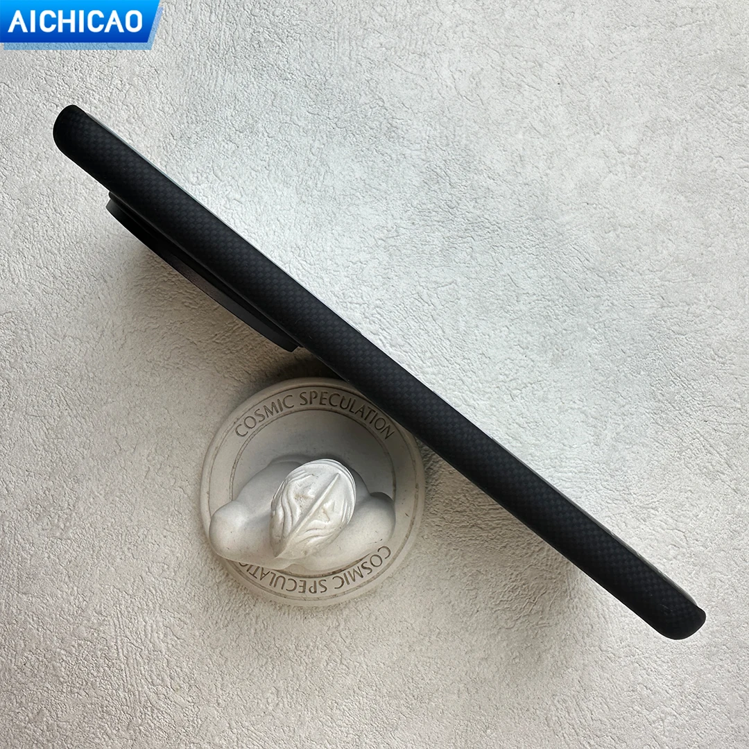 ACC- Capa de telefone de fibra de carbono real para Huawei Mate 60 Pro, capa anti-queda e antiderrapante de fibra de aramida para Huawei Mate 60pro Shell