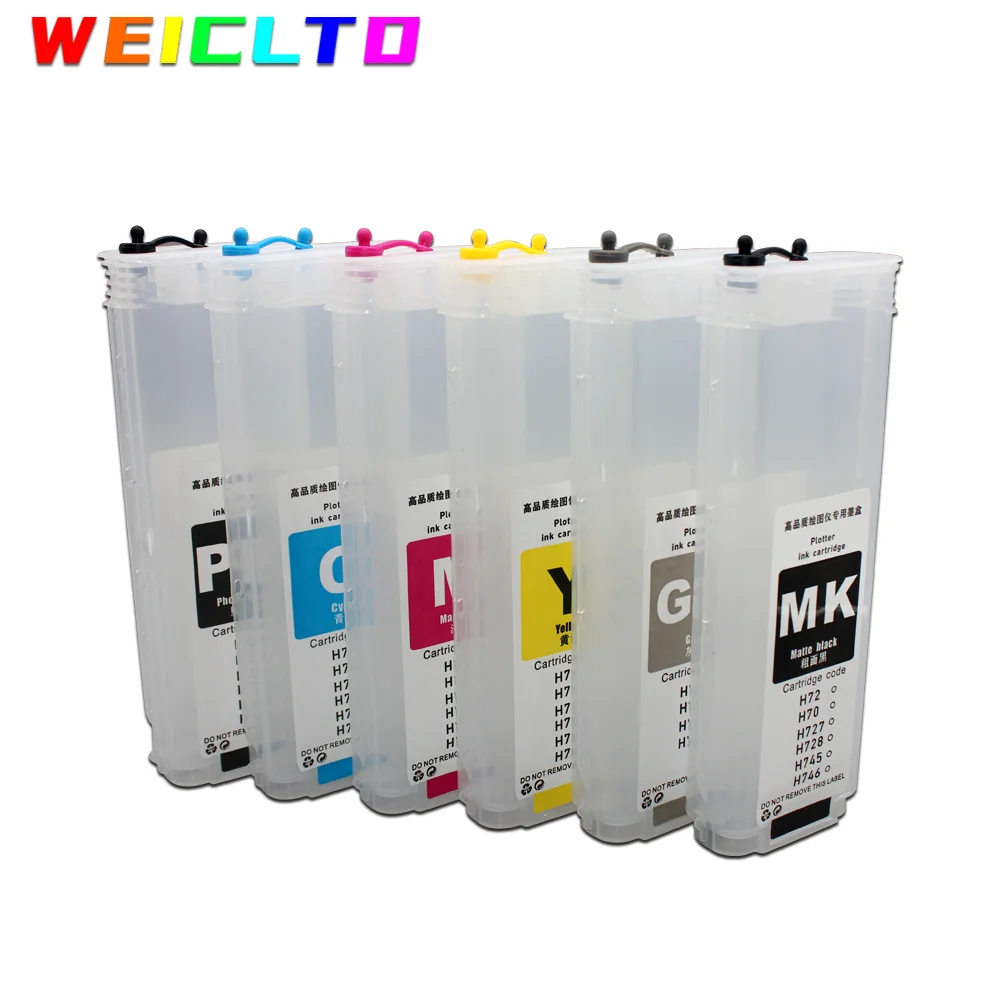 C938 280ML HP72 Refill Ink Cartridge for HP Designjet T795 T610 T620 T770 T790 T1100 T1120 T1200 T1300 T2300 Plotter