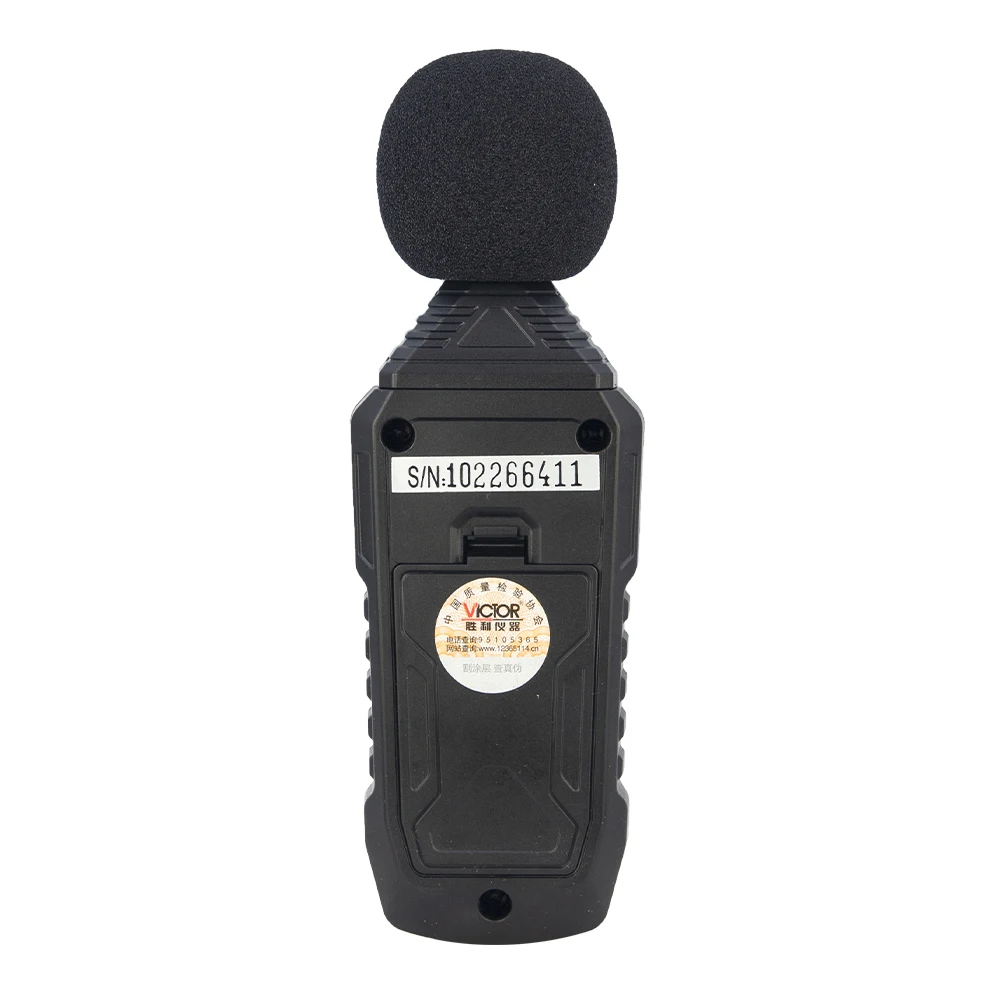 Victor 824M Digitaler Schallhebeltester Lärmmesser 30 ~ 130 dB Dezibel 5-stelliger Monitor Hintergrundbeleuchtungsanzeige Einfache Bedienung Instroment