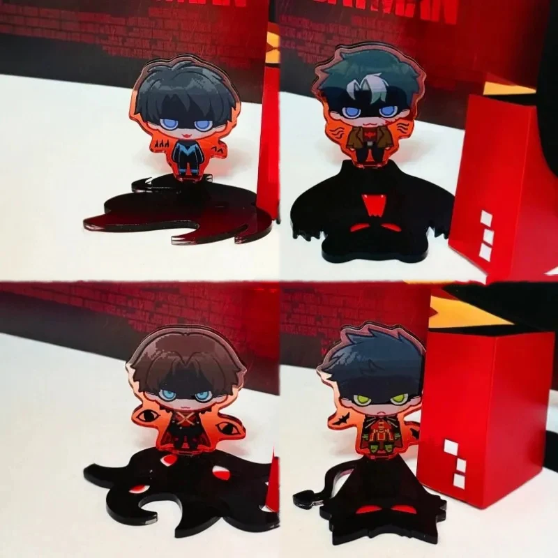 

Anime Jason Todd Tim Drake Cosplay Acrylic Stand Cartoon Superhero Figure Standing Plates Collection Desk Decoration Ornament