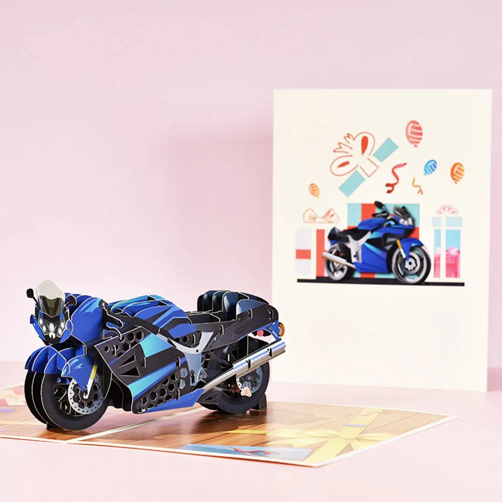 

3D-открытки для отца на день рождения, уникальный дизайн, открытка с выдвижными элементами, пожеланиями и сообщениями, подарок на праздник или фестиваль, поздравительный подарок.