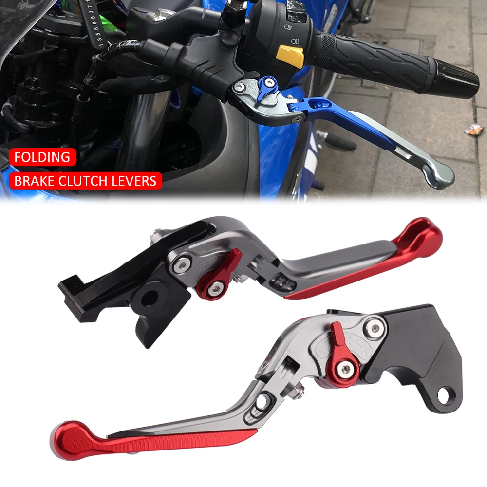 スズキsv650-s-sv650-s-1999-2009-vstrom-dl650-v-strom-dl-650-2004-2010オートバイ拡張可能折りたたみブレーキクラッチレバー