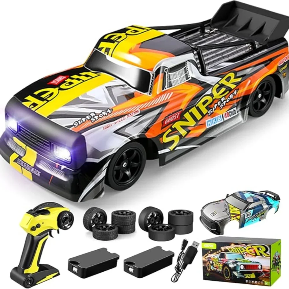 4DRC 1:16 4WD Racing รถ 30 กม./ชม.รถแข่งความเร็วสูงรีโมทคอนโทรลของเล่นรถบรรทุกของขวัญชายหญิง