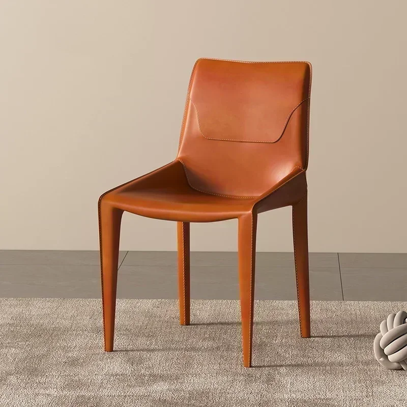 Dining Chair Solid Wood Rustic Design Kitchen Chair Luxury Backrest Comfortable Simple Chair Restaurant Cadeiras Home Furniture