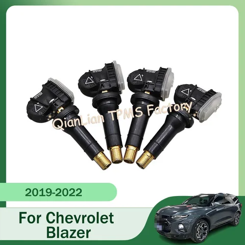 Imagen 1 del producto 4 piezas 433 Mhz 13540602 Sistemas de supervisión de presión de neumáticos para Chevrolet Blazer 2019-2022 Sensor TPMS