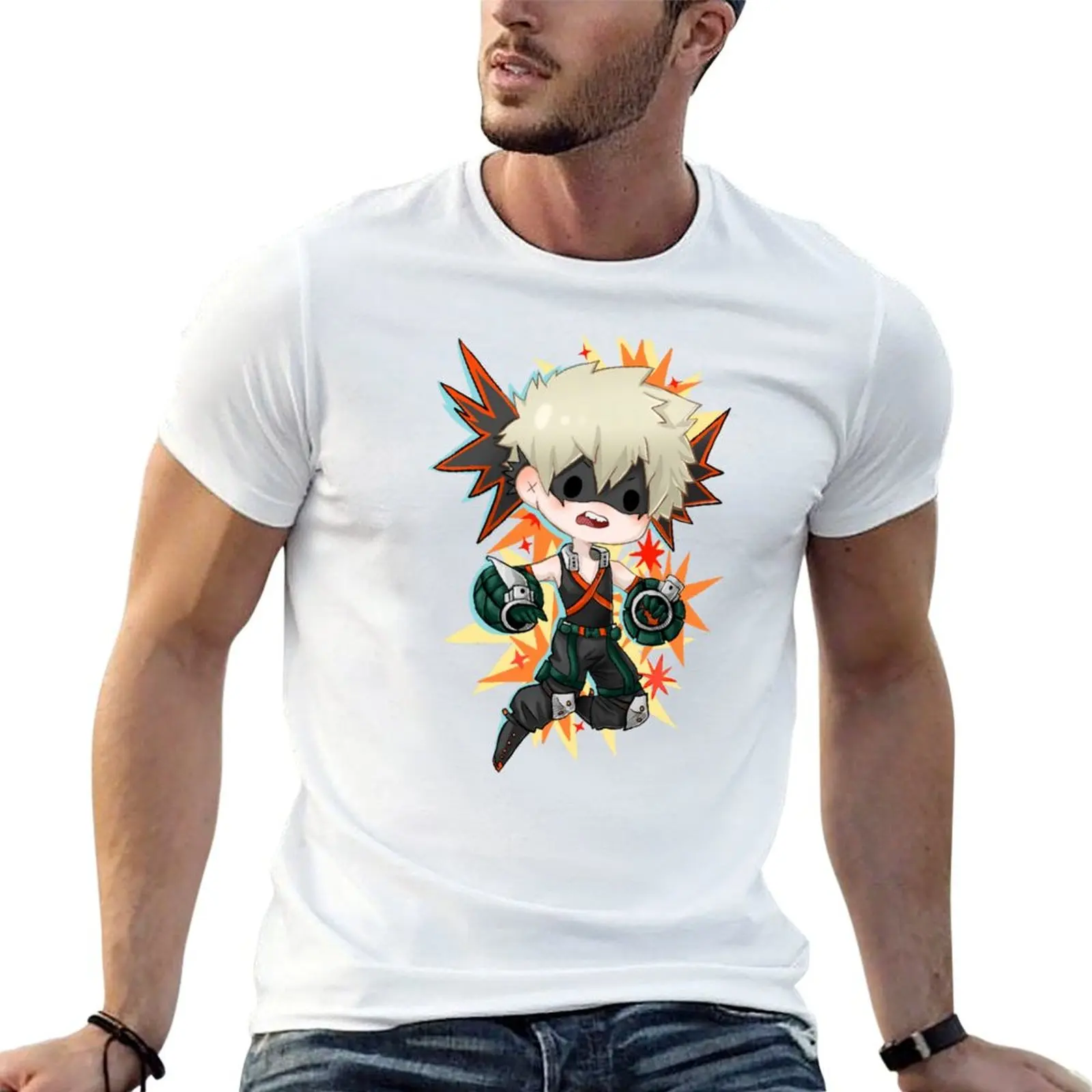 

Chibi Bakugou T-Shirt shirts graphic tee summer shirt men clothings