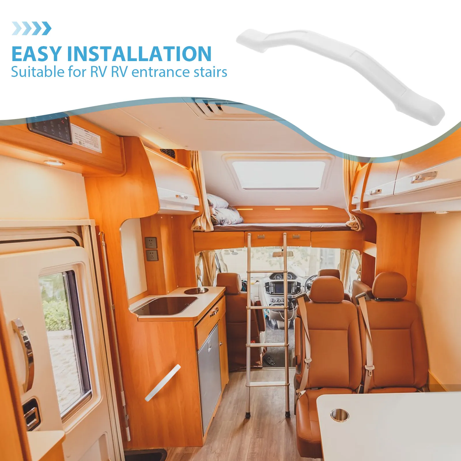 Plastic Grab Handle Door Assist Bar Install Rv Trailer Motor Trailer Replacement Rv Accessories