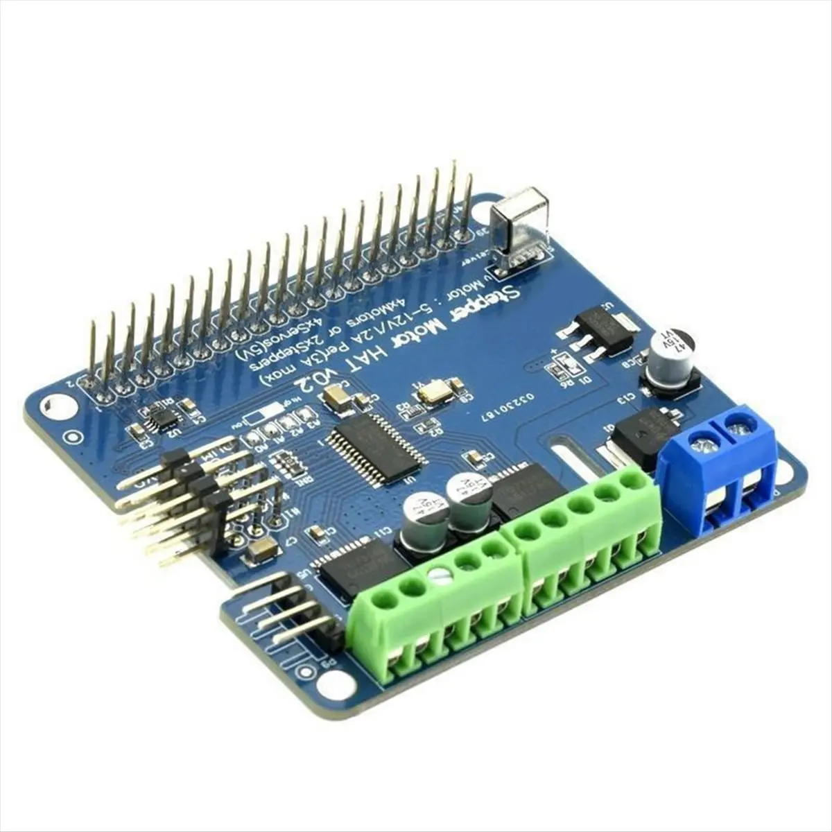 ~【A275Z】Stepper Motor HAT V0.2+Robot Expansion Board Stepper/Motor/Servo for 3B/3B+