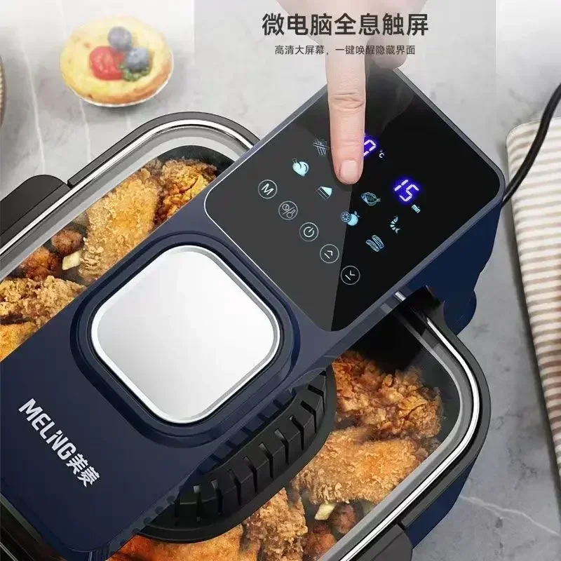 FirmHome StoreNew Household Fully Automatic Large Capacity Multifunctional Air Fryer, Microwave, And Smart Oven Ideal For Fren