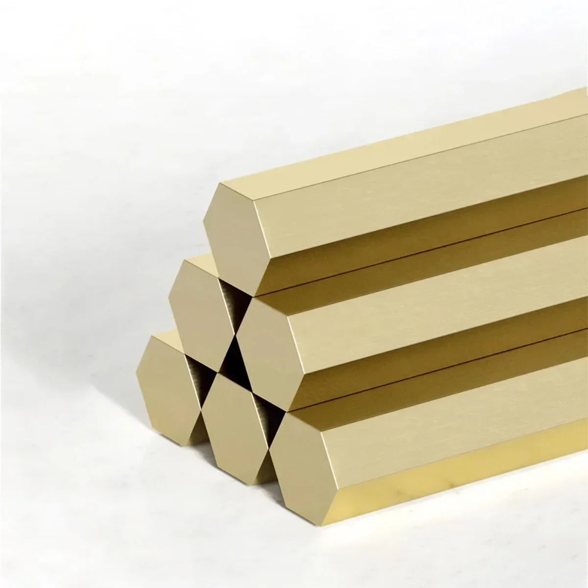 H62 Brass Rod/Brass Hexagonal Square Rod Opposite Sides 3/4/5/6/7/8/9/10-30mm, Length 200-500mm