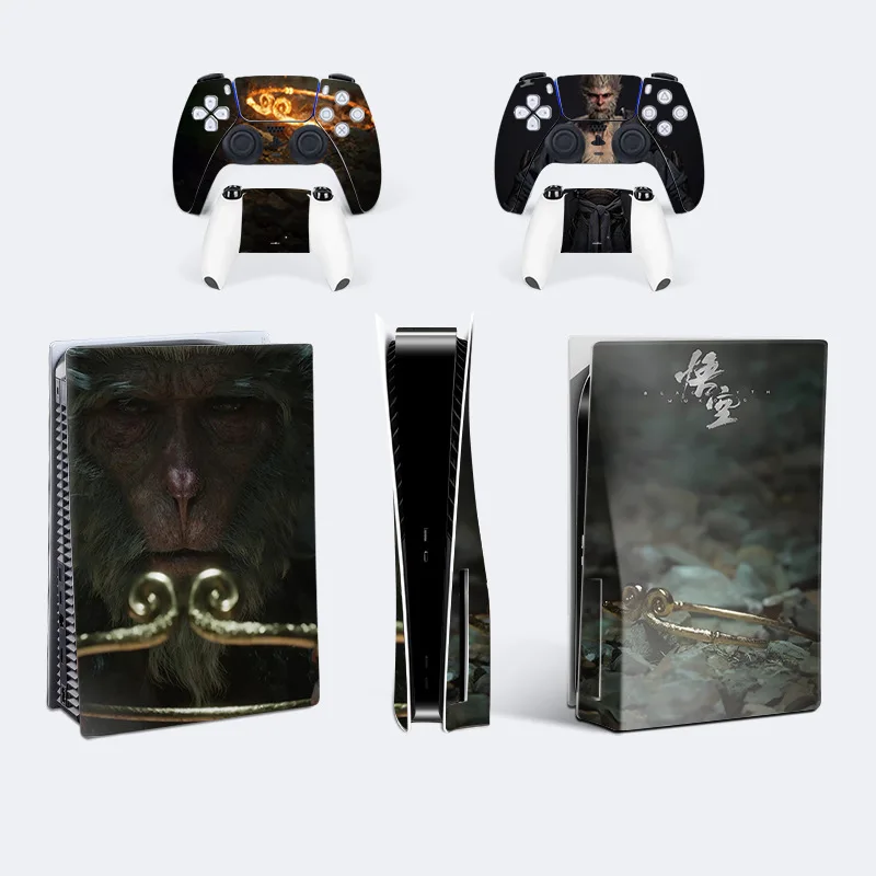 Black Myth Wukong game peripheral sticker protective film is suitable for PS5 game console handle stickers friends gifts