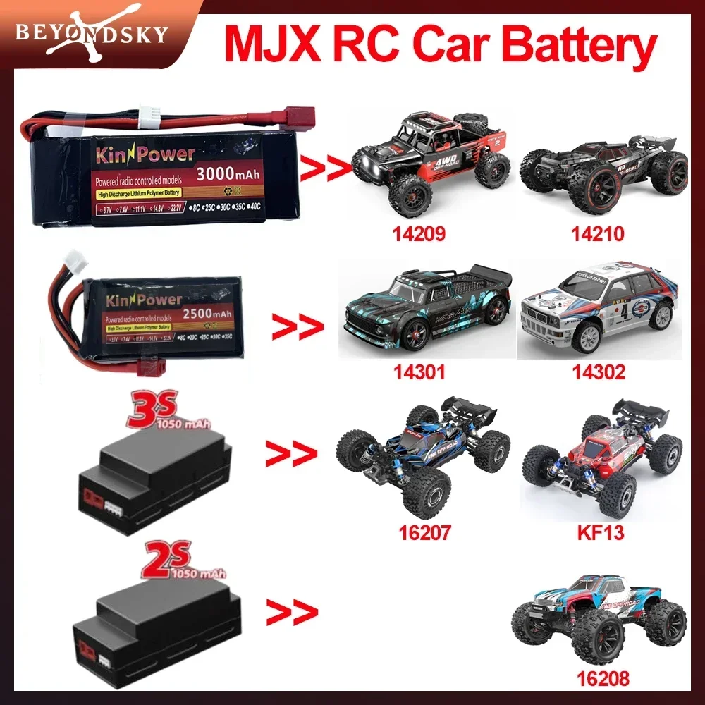 MJX 14209 14210 14301 14302 16207 16208 KF13 RC Car Battery 3S Battery for the MJX Racing Car Accessories