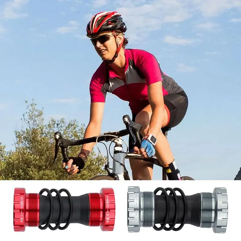 Practical Axis Integrated Bearing Central Axis 24mm Practical Bottom Bracket Off-Road Supplies Threaded For Mountain Or Road For