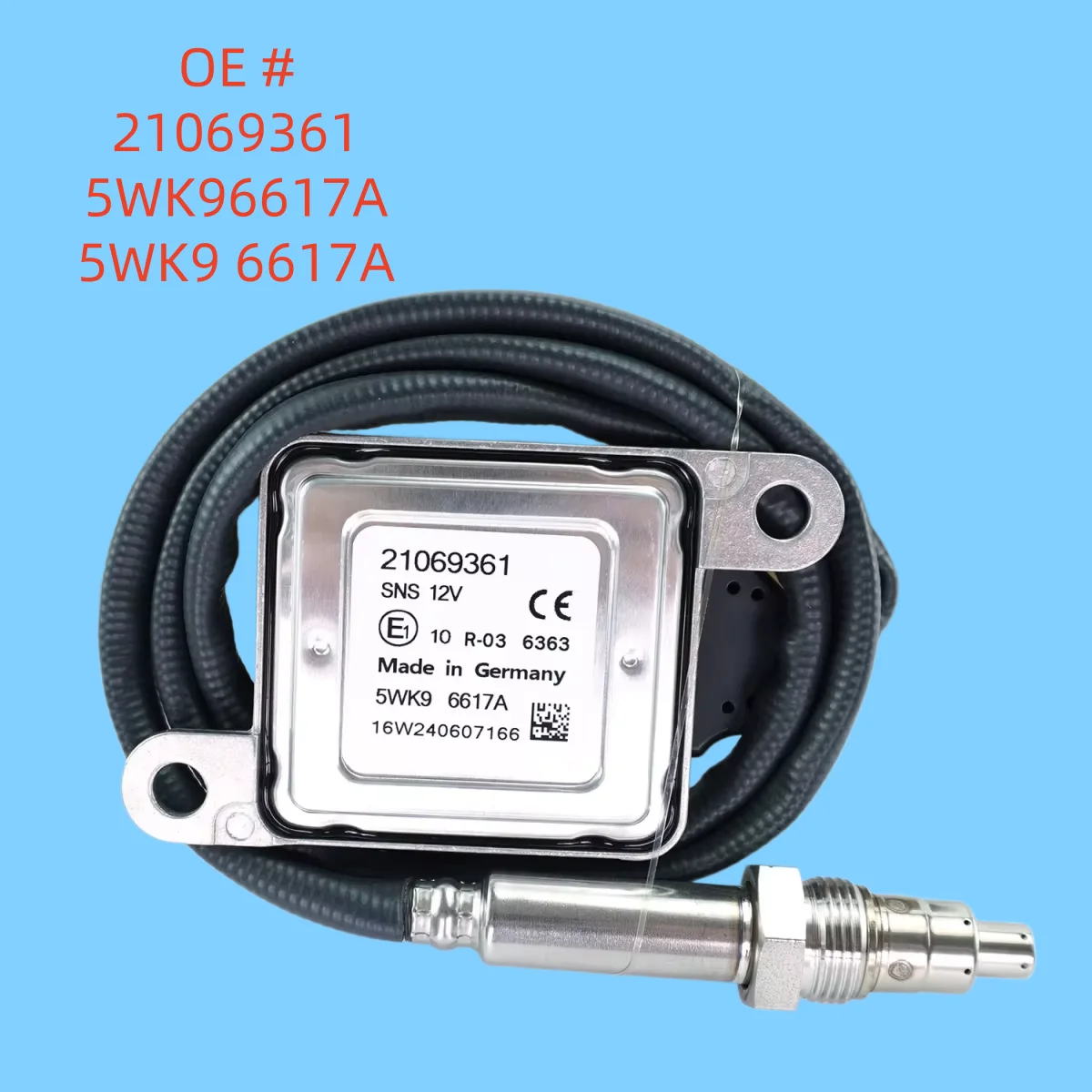 High quality New 21069361 5WK96617A 5WK9 6617A Nitrogen Oxide NOx Sensor for VOLVO Truck MP7 MP8 Part