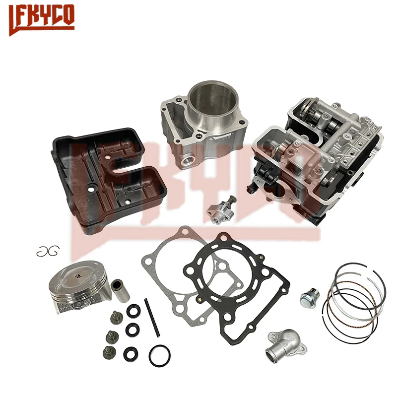 Motorcycle Cylinder Head Assembly Camshaft Kit for Kawasaki KLX250 KLX300 LONCIN CR6 LX300-6A VOGE 300R/RR/GY 300DS 300AC YF300