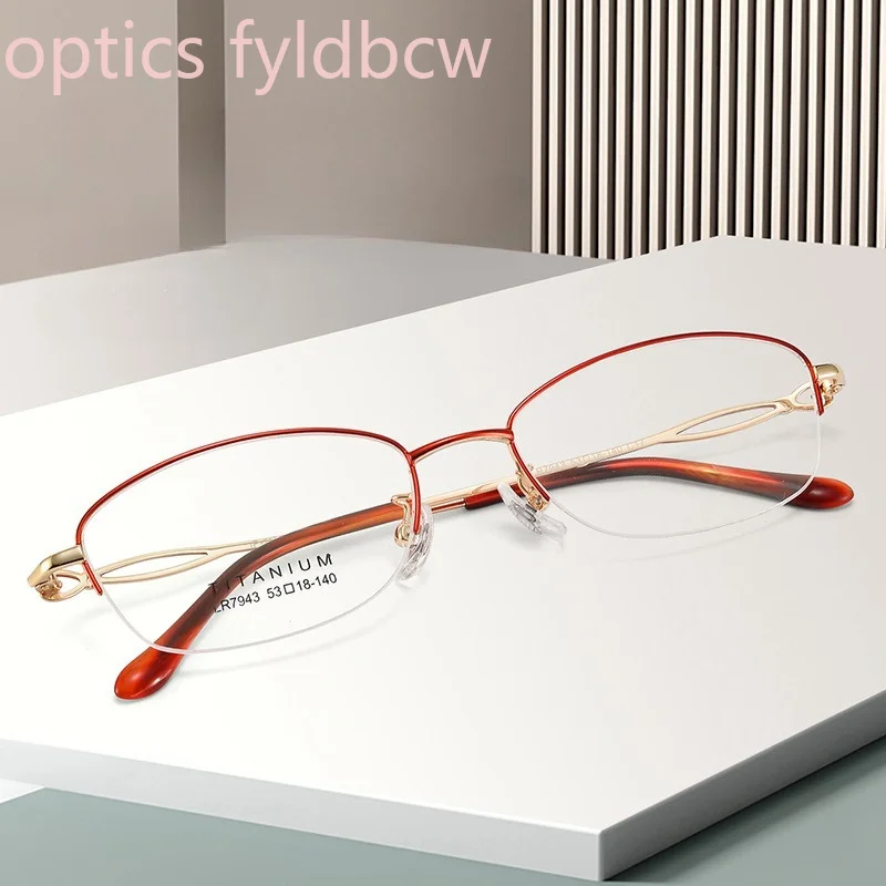 Anti Blue Light Reading Glasses 53-18-140 Presbyopia Prescription Men Blocking Driving Outdoor Titanium Lightweight Comfortable