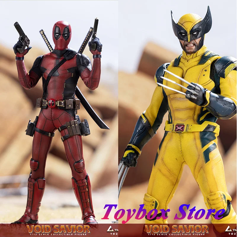サンダートイズ TD20232 先行販売 1/12 スケールグッズボイドセイバーデッドプールウルヴァリン可動 6 "フルセットアクションフィギュアギフト