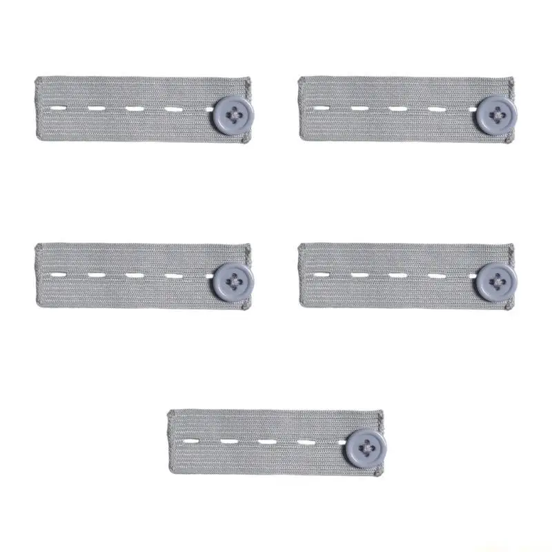 31BF Button Adjustable Stretch Belt for Women Pregnancy Jeans Trousers Adjustable Belt