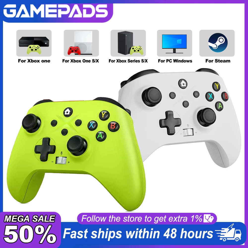 2.4G Gamepad For Xbox One Series X/S/PC/IOS/Android/Steam 6 Axis Gyro With Turbo Function Game Consoles XboxController Joystick