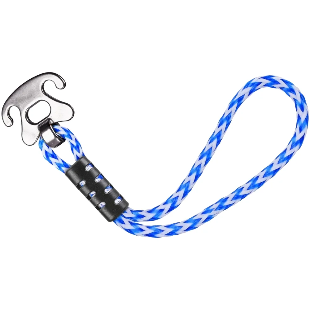 for canoe High Visibility Line Length 46cm,2.4m Boat Tow Rope High Visibility Braid Rust Proof 304 Buckle PE Material
