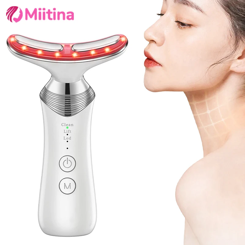 

EMS Neck Face Beauty Device Facial Lifting Machine Skin Tighten Reduce Double Chin Anti Wrinkle Remove Lifting SkinCare Massager