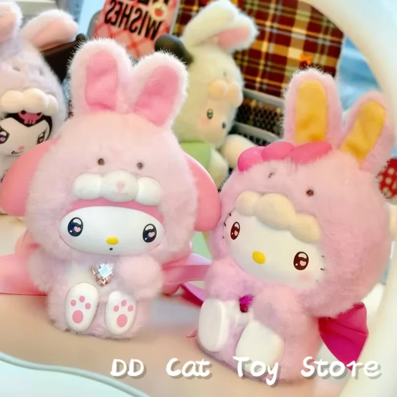 

Новая оригинальная виниловая плюшевая слепая коробка Toptoy Sanrio Diamond Bunny Baby Series Kawaii, сумка с подвеской, плюшевая коробка-сюрприз, подарок на день рождения