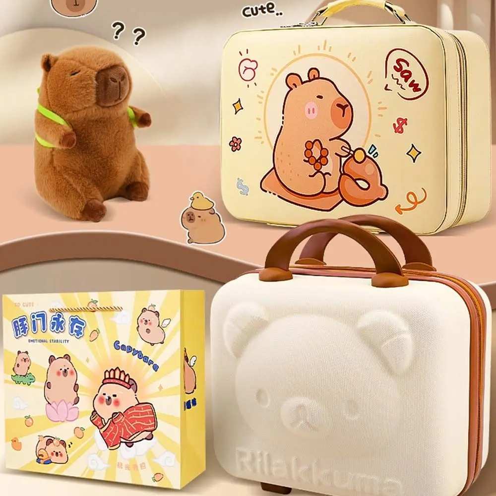 Fashion Capybara Stationery Set Trendy School Supplies Set Cute Scholar kit Abundant Stationery Kit Back-to-school Gift Kit