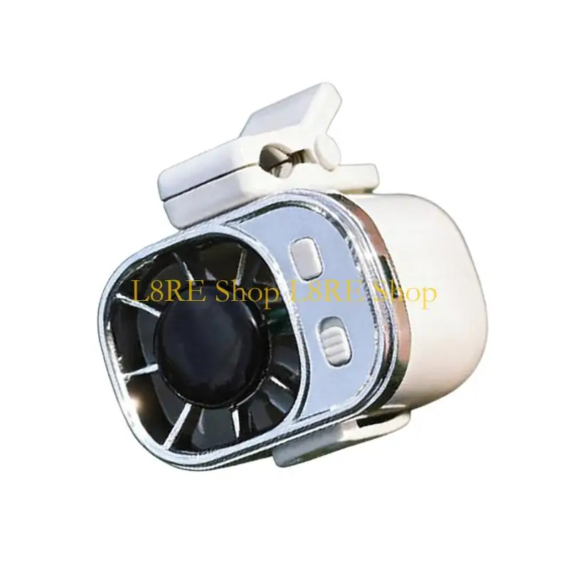 L8RE USB Rechargeable Electric Fan Low Noise High Speed Small Clip Fan Enduring